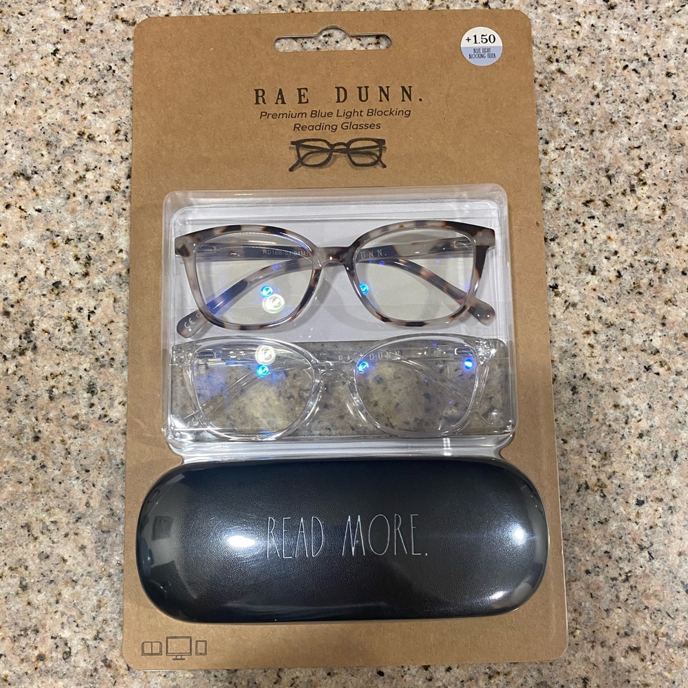 Rae Dunn READ MORE blue light glasses